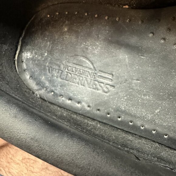 Wolverine Wilderness Mens Loafers Boat Shoes Size 10 Black Leather Vibram Soles main image 4